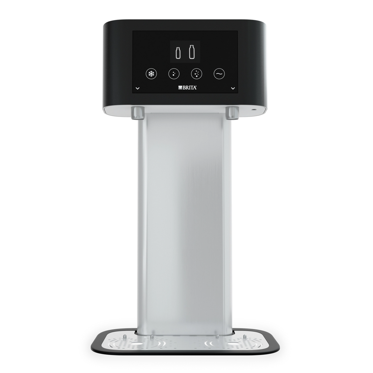 Distributore d'acqua BRITA Fill T-Tap su sfondo bianco